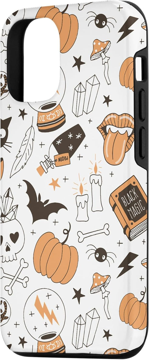 iPhone 12/12 Pro Vintage Witchy Magical Spiritual Crystals For Halloween 2023 Case...