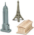 Safari Ltd. Around The World TOOB - 10 Figurines: Leaning Tower of Pisa, Eiffel Tower, Taj Mahal, Statue of Liberty, Giza Pyramids, & More - Educa...