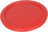 Pyrex 7201-PC 4-Cup Red Plastic Food Storage Lid, Made in USA - 6 Pack...
