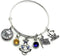 US Navy Bracelet - Navy Wife, Mom, Sister, Girlfriend & Grandma - Sailor Bangle...