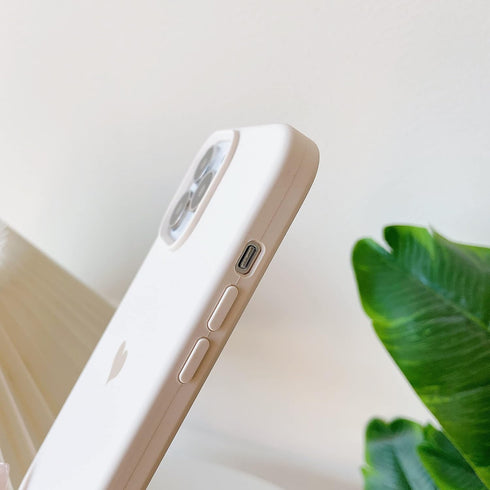 Jmltech Compatible with iPhone 13 Pro Max Case Heart Phone Case Silicone Cute Slim Durable Shockproof Protective Case for iPhone 13 Pro Max (White...