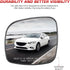 Passenger Right Side Heated Exterior Mirror Glass Fits for Chrysler Town&Country 2008-2016, Dodge Grand Caravan 2008-2020, RAM CV 2012-2015,Routan...