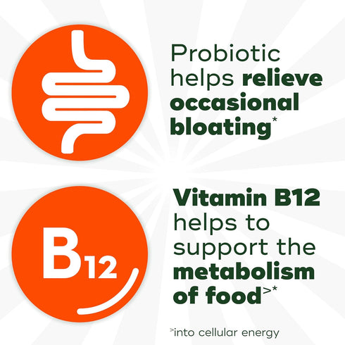 Align Probiotic, Bloating Relief + Food Digestion, Probiotics for Women and Men, Probiotic Helps Soothe Occasional Bloating*, With Vitamin B12 to ...