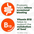 Align Probiotic, Bloating Relief + Food Digestion, Probiotics for Women and Men, Probiotic Helps Soothe Occasional Bloating*, With Vitamin B12 to ...
