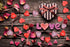 Fangoo 110 Pieces Red Acrylic Heart Red Heart Gems for Valentine's Day Decorations Vase Filler Table Scatter Engagement Wedding Home Decorations(B...