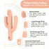 Cactus Teether, Baby Teething Toys for Babies 0-6 Months 6-12 Months, Self-Soothing Pain Relief Soft Baby Toothbrush for Babies, Toddlers, Infants...