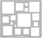 Aleks Melnyk No.209 Metal Squares Template, Squares Stencil, Squares Master, Art Squares Tool, Isometric Drawing Template, Lapidary, Cabochons, Ge...