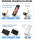 Wireless Samsung Charging Station - 15W Folding Travel for Samsung Galaxy Z Flip 6/5/4 Series, Compatible with iPhone 15/14/13/Pro Series, Adapter...