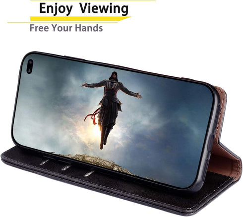 SUANPOT for Samsung Galaxy S10+ /S10 Plus 6.4 (Not Fit S10,S10e) Leather Wallet case for Men with RFID Blocking Credit Card Holder, Flip Folio Boo...