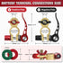 Battery Terminal Connectors 1 Pair, Battery Terminals Brass (M8 x 25mm Bolt), Battery Cable Ends Quick Release, Car Battery Terminal with Anti-Cor...