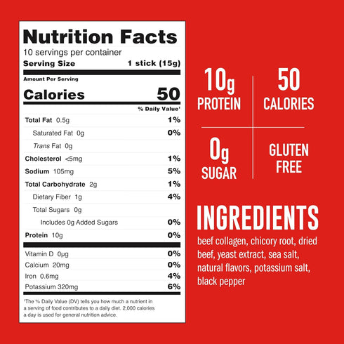 LonoLife Low Sodium Beef Bone Broth Powder Mix | Grass-Fed, 10g Protein | Collagen-Rich, Keto & Paleo Friendly | Natural Ingredients | 10 Portable...