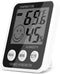 TiToeKi Digital Hygrometer Indoor Thermometer Humidity Monitor Gauge 2-in-1 Monitor? for Room Greenhouse Office Hotel