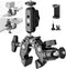 NEEWER Super Clamp with 3" Dual Ballhead Magic Arm, Ball Head Adapter, Cold Shoe, Phone Holder, Action Camera Clamp Mount for Flat/Round Surface C...