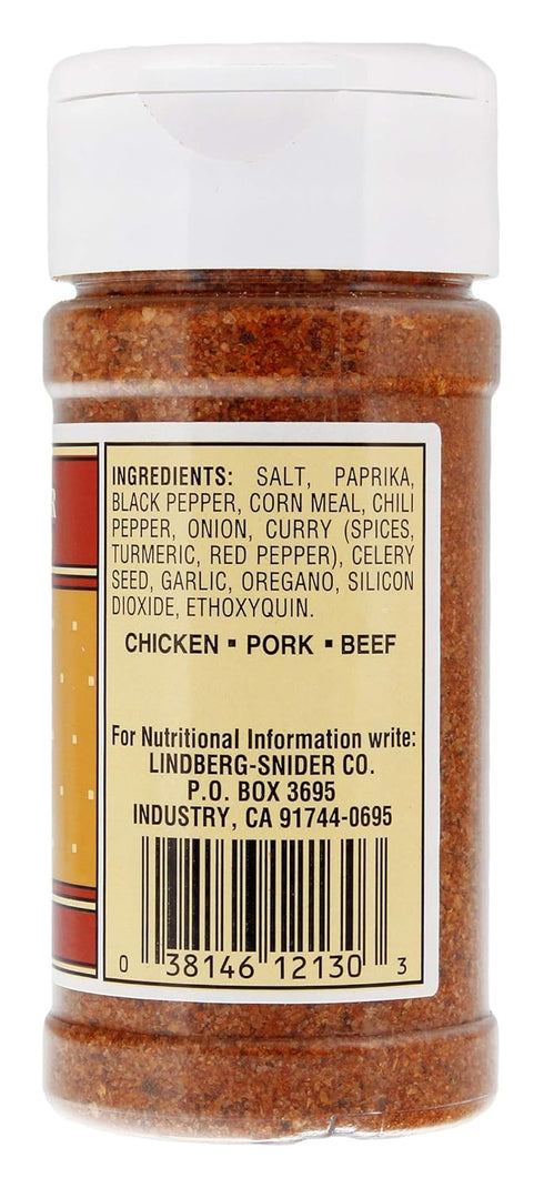 Lindberg Snider Red Baron BBQ Spice - 3.5 Oz...