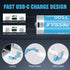 Rechargeable Lithium D Batteries with 4 in 1 USB-C Charge Cable,4 Pack D Cell Li-ion Battries,LR20 1.5V D Size Cell Battery Replacement 7500mWh fo...