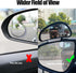 Car Blind Spot Mirror, HD Glasses Car Auxiliary Mirrors, Car Rearview Mirror Convex Wide Angle Stick + Clip On, Adjustable for Cars SUV Trucks Lef...