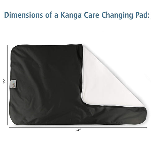 Kanga Care Reusable Absorbent & Waterproof Changing Pad 24" x 15" - Peacock...