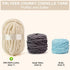 Chenille Chunky Yarn Super Bulky Soft Thick Fluffy Jumbo Giant Washable Polyester Big Yarn DIY for Arm Knit Blanket Cushion Bed Sofa Home Decor,Be...
