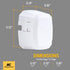 Outlet Cord Cover- Sliding Door Electrical Socket Protector- For Childproofing Safety & Prevents Unplugging- Deep Wall Receptacle Box by SimpleCor...