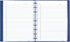 Blueline MiracleBind™ Notebook, Lizard-Like Hard Cover, 9.25" x 7.25", 150 Pages, Indigo Blue (AF9150.82)...