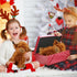 10.5 inches Highland Cows Stuffed Animals, Cute Fluffy Cow Plush Figure Toys Realistic Highland Cattle Plush Decor for Kids Baby Girls Boys...