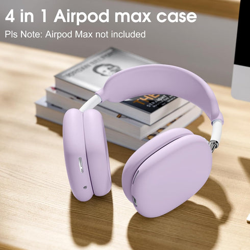 Lerobo Soft Case Cover for AirPods Max Headphones, Airpods Max Ear Cup Covers/Ear Pad Case Cover/Headband Cover/Max Headband Pad,Accessories Silic...