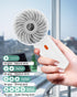 2 Pack Portable Handheld Fan, Mini Hand Held Fan, 6-15H Cooling Small Personal Fan, 180° Foldable Mini Desk Fan with 4 Quiet Speed, Neck Fan w/Lan...