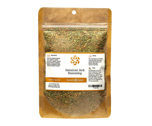 Savory Spice Jamaican Jerk Seasoning - Sweet & Spicy Jerk Dry Rub for Jerk Chicken, Steak, Pork & Shrimp | Use to Make Homemade Jerk Sauce or Jerk...