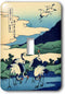 3dRose lsp_162565_1 Umegawa in Sagami Province by Hokusai Japanese Fine Art Blue Classic Japan Ukiyo-e Birds Cranes Single Toggle Switch...
