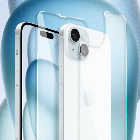 for iPhone 15 Plus Screen Protector Front and Back, iPhone 15 Plus Glass Protector Front & Rear Tempered Glass HD Clarity Compatible with iPhone 1...