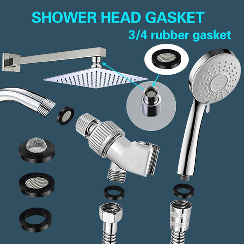 680 PCS Rubber Washer Assortment Kit 14 Size Water Hose Washers and 18 Size Nitrile O Ring Washers Set for Outside Faucet Spigot Garden Hose Press...