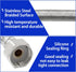 2 Pcs Braided Water Supply Lines Stainless Steel Faucet Line Connector 1/2 FIPx1/2 FIP Flexible Faucet Line Connector(12 Inch)...