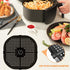 Air Fryer Grill Pan for COSORI 5QT Air Fryers, 9.09IN Upgraded Square Crisper Plate Tray, Air Fryer Replacement Parts Accessories Rack with Rubber...