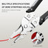 10-in-1 Multifunctional Wire Stripper Tool, 8 inch Wire Crimping Tool, Professional Electrical Cable Cutter Pliers for Stripping Cutting and Crimp...