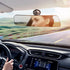 12" Large Convex Rear View Mirror, Suction Cup Anti-Glare Rearview Mirror Blue Mirror with Panoramic Wide Angle Mounted on Windshield for RV Marin...