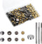 24 Sets Leather Snaps Fasteners Kit, BetterJonny 12.5mm Heavy Duty Metal Snap Buttons Press Studs Leather Rivets Snaps with 4 Setter Tools for Clo...