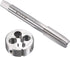 uxcell M10 x 1.5mm Metric Left Hand Tap and Die Set, Machine Thread Screw Tap with Round Threading Die, Tap & Die Kit for Nut Screw Bolt Thread Re...