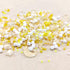 HEOCAKR Beads for Jewelry Making, 1200pcs Golden Series Acrylic Craft Beads for Necklace Earrings Bracelet Making Kit, Including Star, Moon, Pearl...