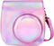 Phetium Instant Camera Case Compatible with Instax Mini 11/12,PU Leather Bag with Pocket and Adjustable Shoulder Strap (Magic Pink)...
