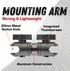 Bulletpoint 3.5" Aluminum Mounting Arm Dual 20mm Socket Ends Compatible with iPhone and Android Smartphones......