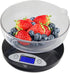 Smart Weigh Food Kitchen Scale with Bowl,11lb x 0.1oz / 5000 x 1grams, Digital Weight Scale for Baking,Cooking for Ounces and Grams...