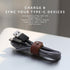 Native Union Belt Cable USB-C to USB-A - 4ft Ultra-Strong Charging Cable with Leather Strap Compatible with iPhone 15, Samsung Galaxy Z Fold 5, Fl...
