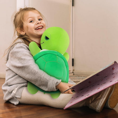 Turtle Stuffed Animal,Cute Plushies Turtle Pillow,Cute Stuffed Animal Plush Toys Turtle Plush,Soft Tortoise Body Pillow Gifts for Kids Adults Birt...