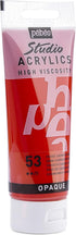 Pebeo Studio Fine Acrylic Paint, Dark Cadmium Red Hue, 100 ml/3.38oz...
