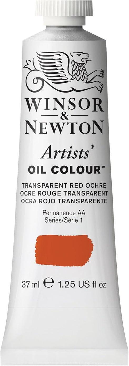 Winsor & Newton Artists' Oil Color, 37ml (1.25 oz) Tube, Transparent Red Ochre...