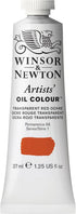 Winsor & Newton Artists' Oil Color, 37ml (1.25 oz) Tube, Transparent Red Ochre...