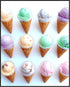 Posterizer 1 pcs-colorful pastel ice cream cones minimal poster 3-Kitchen & Bar Art-Gift for Men Women Teens- Art for Cafe, Restaurant, Coffee Bar...