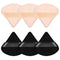 Pimoys 6 Pieces Powder Puff Face Triangle Makeup Sponge Soft Velour Puffs for Loose Powder Setting Powder Blender Foundation Sponge Beauty Makeup ...
