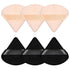 Pimoys 6 Pieces Powder Puff Face Triangle Makeup Sponge Soft Velour Puffs for Loose Powder Setting Powder Blender Foundation Sponge Beauty Makeup ...
