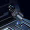 Retractable Car Charger, 4 in 1 Fast Car Phone Charger 60W, USB C Car Charger (Dual Lightning Retractable Cords)...